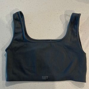 Set Active SCULPTFLEX™ BOX CUT sports bra - SLATE, L